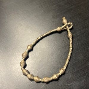 Noonday collection silver beaded bracelet